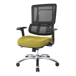 Vertical Black Mesh Back Chair